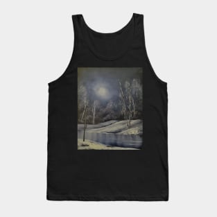 Nighttime Snowfall Magic Tank Top